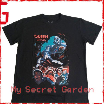 Queen - News Of The World Vintage Official Fitted Jersey T Shirt ( Men L, XL ) ***READY TO SHIP from Hong Kong***